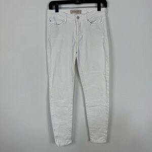 Liverpool White The Crop Denim Jeans Business Casual Minimalist